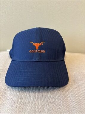 Texas Longhorn Golf Club Embroidered Logo Baseball Cap - Navy/Orange